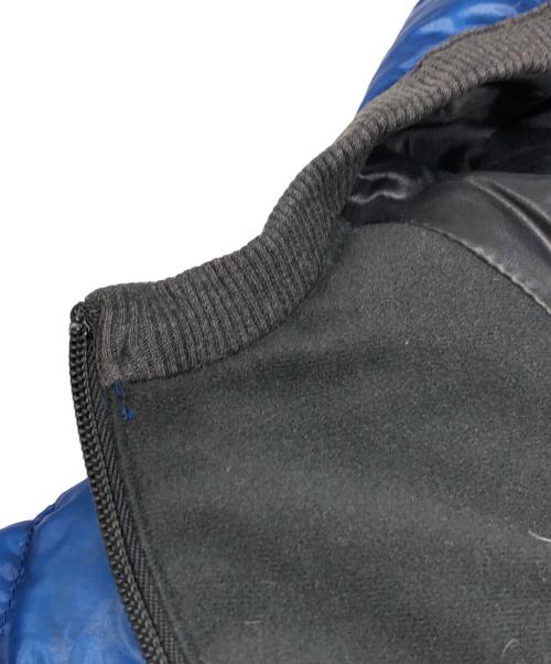 DOLCE & GABBANA（ドルチェ＆ガッバーナ）DOLCE & GABBANA (ドルチェ＆ガッバーナ) スケルトンフーデットダウンジャケット ブルー サイズ:44の古着・服飾アイテム