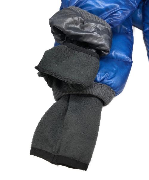 DOLCE & GABBANA（ドルチェ＆ガッバーナ）DOLCE & GABBANA (ドルチェ＆ガッバーナ) スケルトンフーデットダウンジャケット ブルー サイズ:44の古着・服飾アイテム