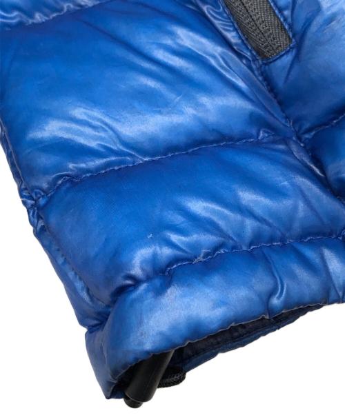 DOLCE & GABBANA（ドルチェ＆ガッバーナ）DOLCE & GABBANA (ドルチェ＆ガッバーナ) スケルトンフーデットダウンジャケット ブルー サイズ:44の古着・服飾アイテム