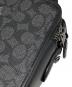 中古・古着 COACH (コーチ) チャーター クロスボディ 24 シグネチャー キャンバス ブラック サイズ:下記参照：12000円