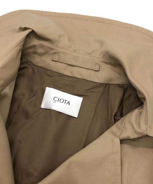 CIOTA（シオタ）CIOTA (シオタ) 100/3ギャバジン トレンチコート ベージュ サイズ:3の古着・服飾アイテム