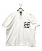 NIKE×BLACK COMME des GARCONSナイキ×ブラックコムデギャルソン）の古着「綿天竺 NIKE メッセージプリント」｜ホワイト