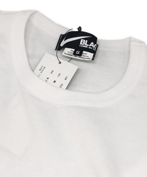 NIKE（ナイキ）NIKE (ナイキ) BLACK COMME des GARCONS (ブラックコムデギャルソン) 綿天竺 NIKE メッセージプリント ホワイト サイズ:S 未使用品の古着・服飾アイテム