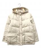 BURBERRY GOLFバーバリーゴルフ）の古着「裏地ノバチェックフーデッドダウンジャケット」｜ベージュ