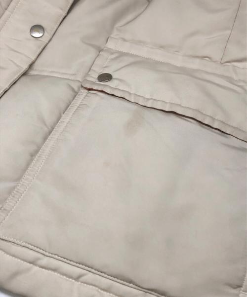 BURBERRY GOLF（バーバリーゴルフ）BURBERRY GOLF (バーバリーゴルフ) 裏地ノバチェックフーデッドダウンジャケット ベージュ サイズ:Mの古着・服飾アイテム