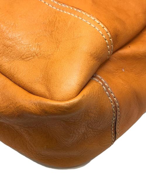 Herz（ヘルツ）Herz (ヘルツ) レザーハンドバッグ ブラウン サイズ:下記参照の古着・服飾アイテム