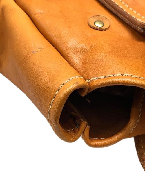 Herz（ヘルツ）Herz (ヘルツ) レザーハンドバッグ ブラウン サイズ:下記参照の古着・服飾アイテム