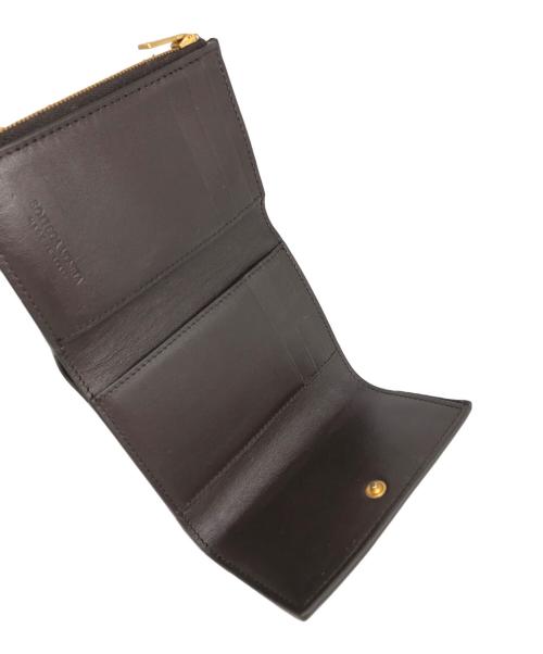 BOTTEGA VENETA（ボッテガベネタ）BOTTEGA VENETA (ボッテガベネタ) 3つ折り財布 ブラウン サイズ:下記参照の古着・服飾アイテム