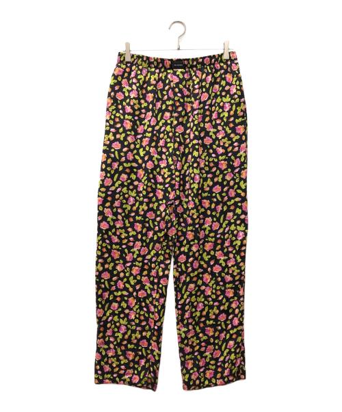 BALENCIAGA（バレンシアガ）BALENCIAGA (バレンシアガ) 花柄イージーパンツ ブラック サイズ:38の古着・服飾アイテム