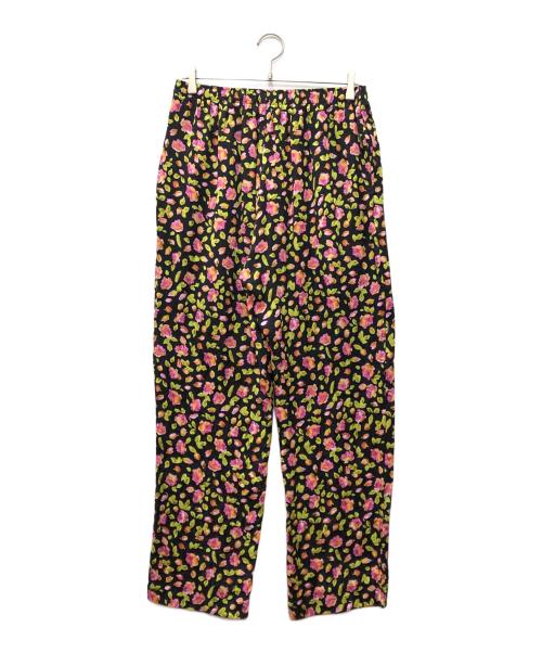 BALENCIAGA（バレンシアガ）BALENCIAGA (バレンシアガ) 花柄イージーパンツ ブラック サイズ:38の古着・服飾アイテム