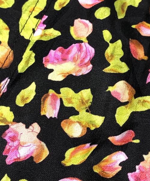 BALENCIAGA（バレンシアガ）BALENCIAGA (バレンシアガ) 花柄イージーパンツ ブラック サイズ:38の古着・服飾アイテム