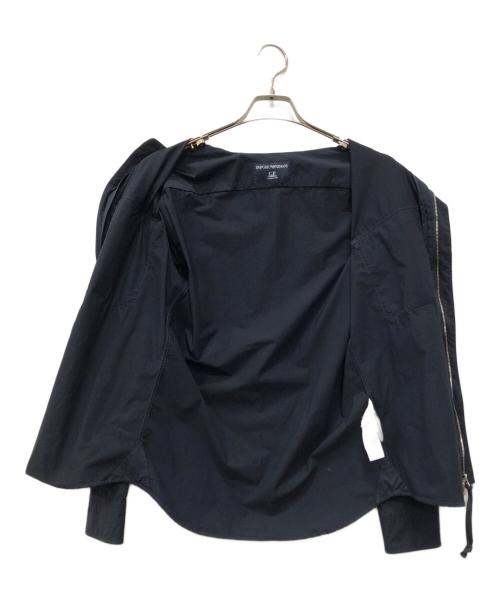 EMPORIO ARMANI（エンポリオアルマーニ）EMPORIO ARMANI (エンポリオアルマーニ) C.P COMPANY (シーピーカンパニー) ゴーグルジップジャケット ネイビー サイズ:XSの古着・服飾アイテム