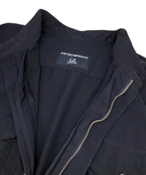 EMPORIO ARMANI（エンポリオアルマーニ）EMPORIO ARMANI (エンポリオアルマーニ) C.P COMPANY (シーピーカンパニー) ゴーグルジップジャケット ネイビー サイズ:XSの古着・服飾アイテム