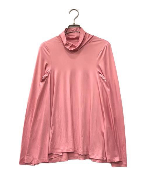 MM6 Maison Margiela（エムエムシックスメゾンマルジェラ）MM6 Maison Margiela (エムエムシックスメゾンマルジェラ) ハイネックカットソー ピンク サイズ:Sの古着・服飾アイテム