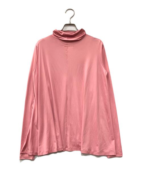 MM6 Maison Margiela（エムエムシックスメゾンマルジェラ）MM6 Maison Margiela (エムエムシックスメゾンマルジェラ) ハイネックカットソー ピンク サイズ:Sの古着・服飾アイテム
