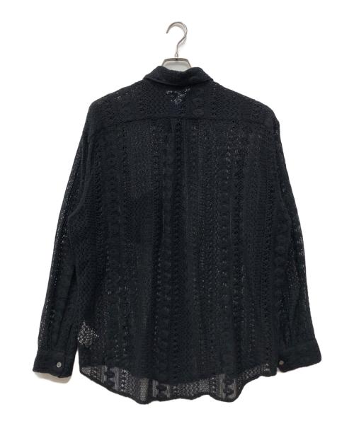 OUR LEGACY（アワーレガシー）OUR LEGACY (アワーレガシー) COCO SHIRT CROCHET ブラック サイズ:44の古着・服飾アイテム