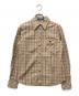BURBERRY BLUE LABEL（バーバリーロンドンブルーレーベル）の古着「ノバチェックシャツ」｜ベージュ