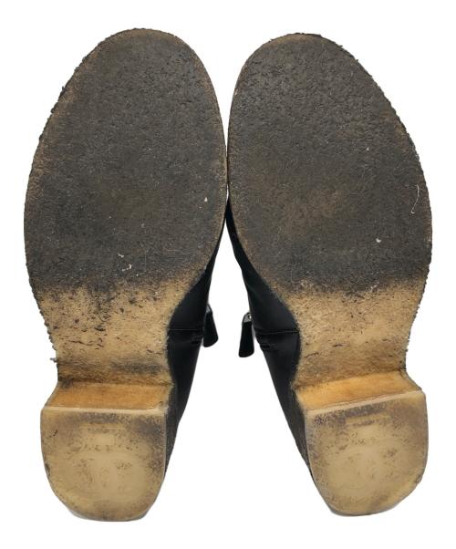 CHANEL（シャネル）CHANEL (シャネル) ココマーク ターンロックショートブーツ ブラック サイズ:38の古着・服飾アイテム