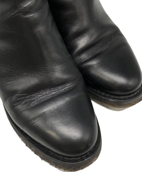 CHANEL（シャネル）CHANEL (シャネル) ココマーク ターンロックショートブーツ ブラック サイズ:38の古着・服飾アイテム