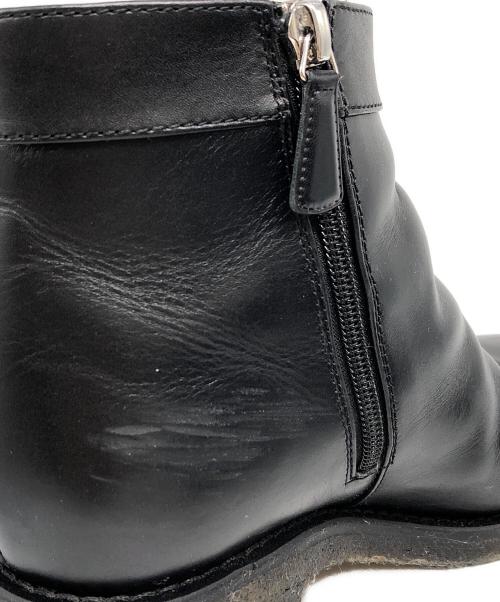 CHANEL（シャネル）CHANEL (シャネル) ココマーク ターンロックショートブーツ ブラック サイズ:38の古着・服飾アイテム