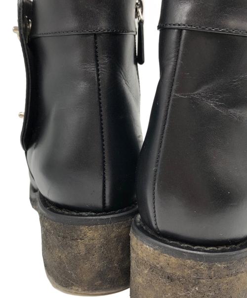 CHANEL（シャネル）CHANEL (シャネル) ココマーク ターンロックショートブーツ ブラック サイズ:38の古着・服飾アイテム