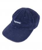 SUPREMEシュプリーム）の古着「Ripple Corduroy Small Box 6-Panel」｜ネイビー