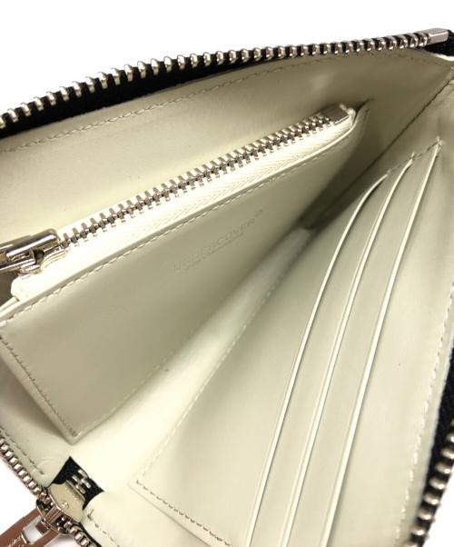 UNDERCOVERISM（アンダーカバーイズム）UNDERCOVERISM (アンダーカバーイズム) 総柄レザーL字ZIPポーチ財布 ブラック サイズ:下記参照の古着・服飾アイテム