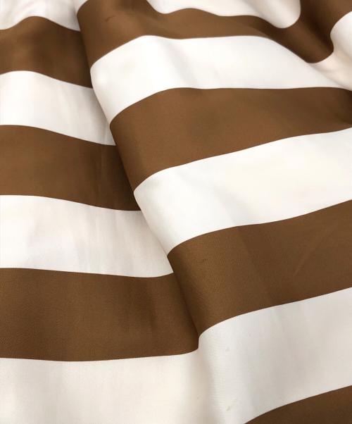 SHE TOKYO（シートーキョー）SHE Tokyo (シートーキョー) Anna Border white/camel ベージュ サイズ:34の古着・服飾アイテム