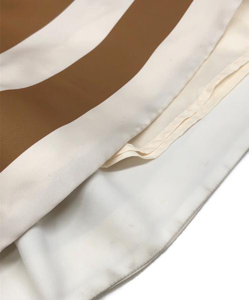 SHE TOKYO（シートーキョー）SHE Tokyo (シートーキョー) Anna Border white/camel ベージュ サイズ:34の古着・服飾アイテム