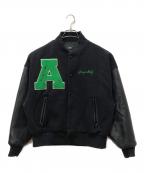 A FEW GOOD KIDSアフューグッドキッズ）の古着「AFGK 3D LOGO スタジャン」｜ブラック
