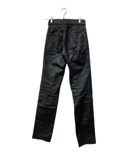 Schott（ショット）Schott (ショット) レザーパンツ ブラック サイズ:SIZE 66cm (W26)の古着・服飾アイテム