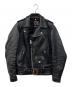 Schott（ショット）の古着「613UHT ホースハイド ワンスター ライダースジャケット」｜ブラック