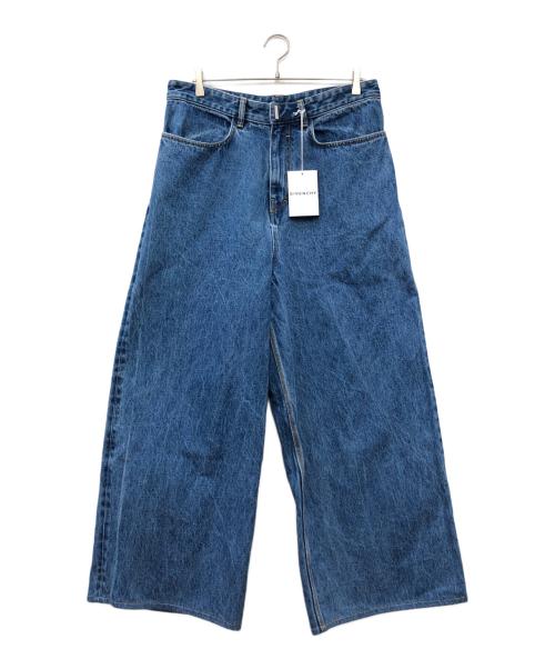 GIVENCHY（ジバンシィ）GIVENCHY (ジバンシィ) ロークロッチ ワイドレッグ ジーンズ インディゴ サイズ:30の古着・服飾アイテム