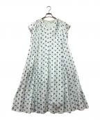 ne quittez pasヌキテパ）の古着「COTTON DOBBY STRIPE SHIRTS」｜グリーン