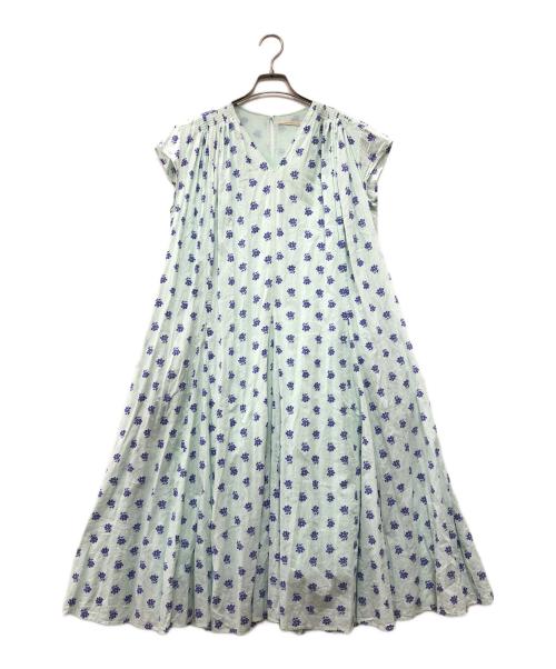 ne quittez pas（ヌキテパ）ne quittez pas (ヌキテパ) COTTON DOBBY STRIPE SHIRTS グリーン サイズ:SHORTの古着・服飾アイテム