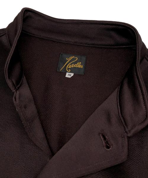 Needles（ニードルズ）Needles (ニードルズ) スタンドカラーポリジャケット ブラウン サイズ:Mの古着・服飾アイテム