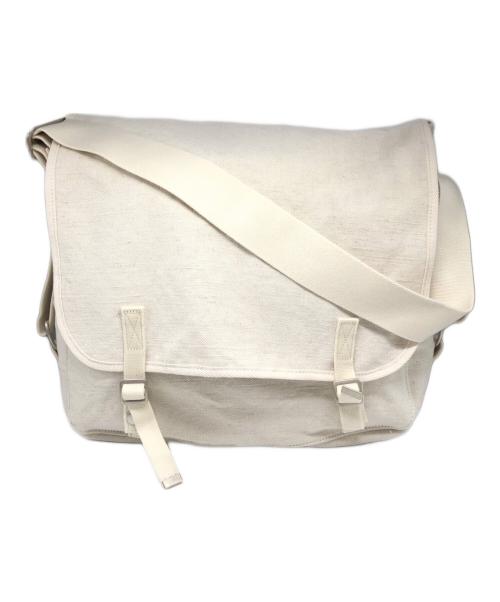 SLOW&CO（スロウアンドコー）SLOW＆CO (スロウアンドコー) トラックフレンチアーミーショルダーバッグ ホワイト サイズ:下記参照の古着・服飾アイテム