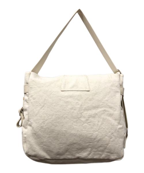 SLOW&CO（スロウアンドコー）SLOW＆CO (スロウアンドコー) トラックフレンチアーミーショルダーバッグ ホワイト サイズ:下記参照の古着・服飾アイテム