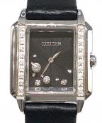 CITIZENシチズン）の古着「L SQUARE Collection」｜ブラック