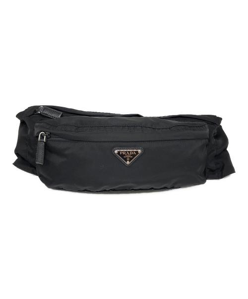 PRADA（プラダ）PRADA (プラダ) ナイロンボディバッグ ブラック サイズ:下記参照の古着・服飾アイテム