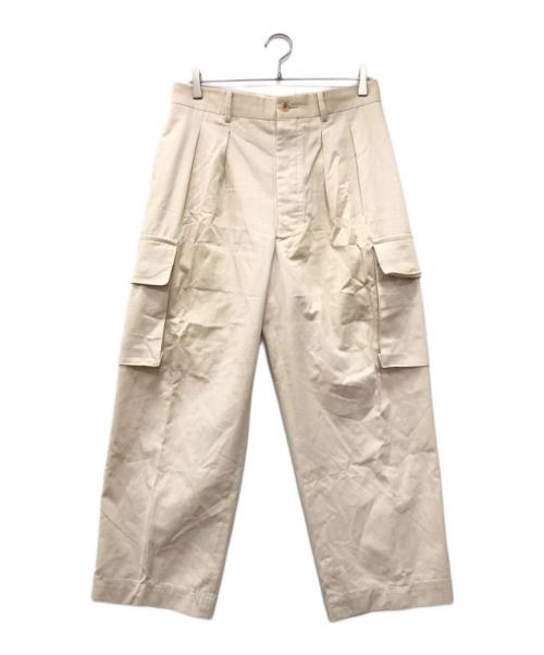HERILL（ヘリル）HERILL (ヘリル) Egyptiancotton Chino Cargopants アイボリー サイズ:2の古着・服飾アイテム