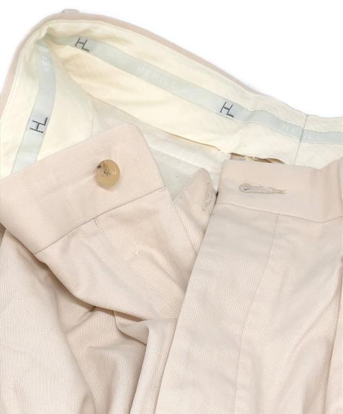 HERILL（ヘリル）HERILL (ヘリル) Egyptiancotton Chino Cargopants アイボリー サイズ:2の古着・服飾アイテム