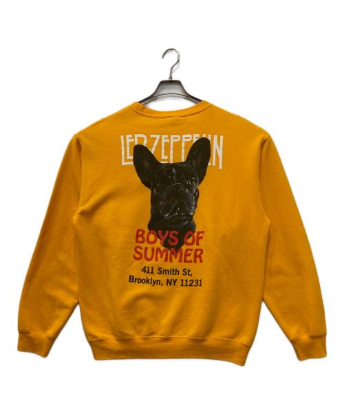 BOYS OF SUMMER（ボーイズオブサマー）BOYS OF SUMMER (ボーイズオブサマー) クルーネックスウェット イエロー サイズ:Lの古着・服飾アイテム