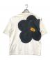 MARNI (マルニ) ブラックDAISYプリント クルーネックTシャツ ホワイト サイズ:48：12000円