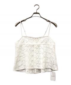 中古・古着通販】IENA (イエナ) レースショートキャミソール ホワイト