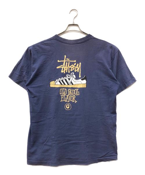 stussy（ステューシー）stussy (ステューシー) OLD SKOOL FLAVOR T-SHIRTS ネイビー サイズ:XLの古着・服飾アイテム
