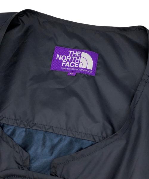 THE NORTHFACE PURPLELABEL（ザ・ノースフェイス パープルレーベル）THE NORTHFACE PURPLELABEL (ザ・ノースフェイス パープルレーベル) Mountain Wind Vest ネイビー サイズ:XLの古着・服飾アイテム