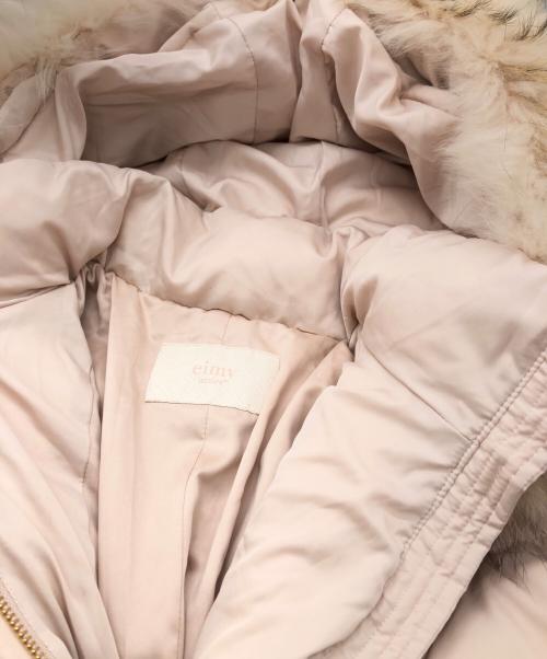 eimy istoire（エイミーイストワール）eimy istoire (エイミーイストワール) ダウンコート ベージュ サイズ:Mの古着・服飾アイテム