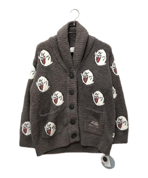 gelato pique（ジェラートピケ）gelato pique (ジェラートピケ) スーパーマリオ (スーパーマリオ) カーディガン グレー サイズ:Fの古着・服飾アイテム