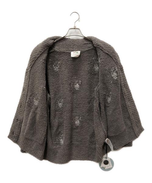 gelato pique（ジェラートピケ）gelato pique (ジェラートピケ) スーパーマリオ (スーパーマリオ) カーディガン グレー サイズ:Fの古着・服飾アイテム